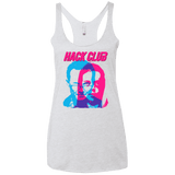 T-Shirts Heather White / X-Small Hack Club Women's Triblend Racerback Tank