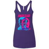 T-Shirts Purple / X-Small Hack Club Women's Triblend Racerback Tank