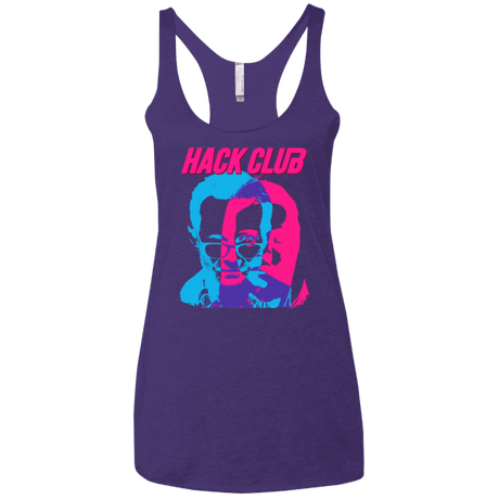 T-Shirts Purple / X-Small Hack Club Women's Triblend Racerback Tank