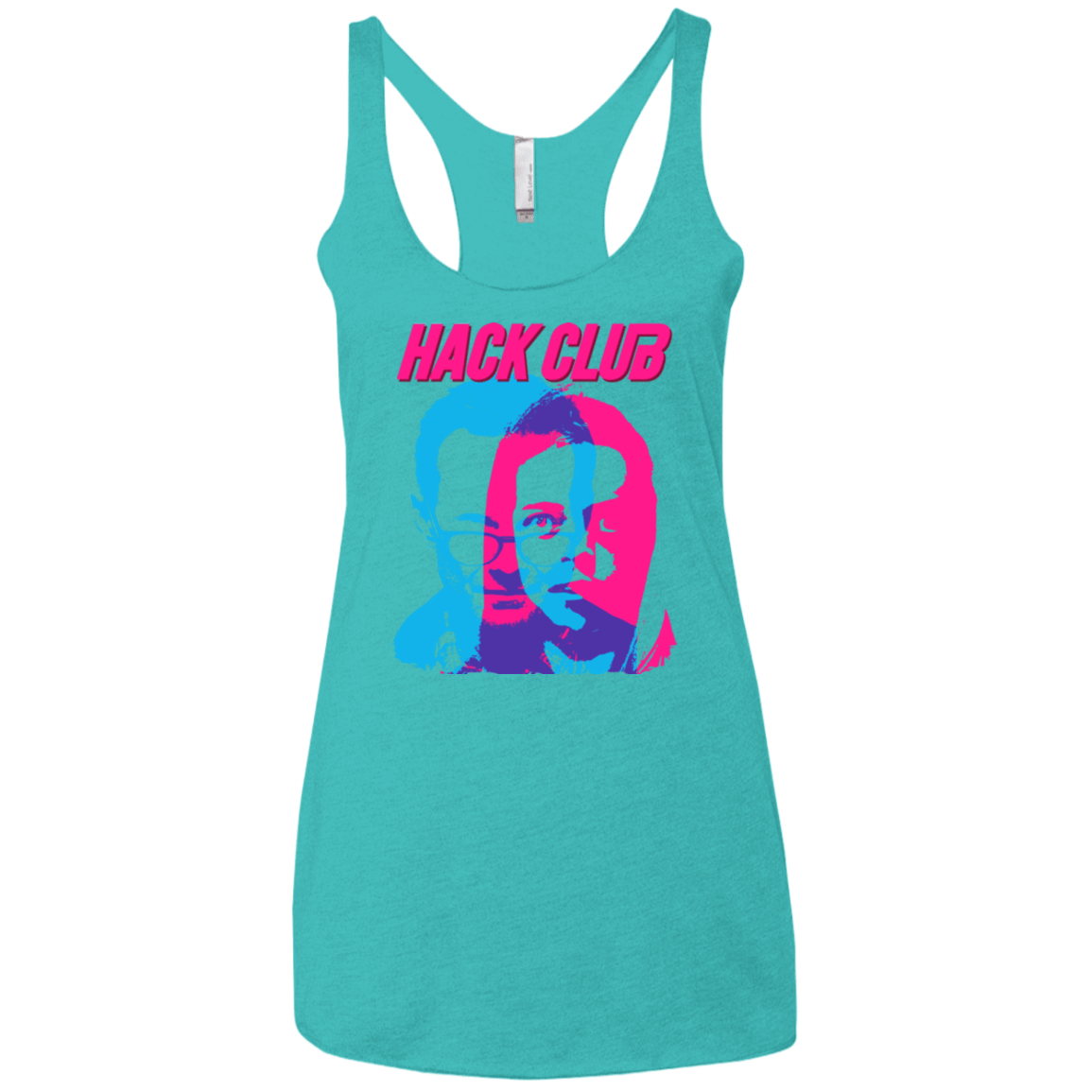 T-Shirts Tahiti Blue / X-Small Hack Club Women's Triblend Racerback Tank