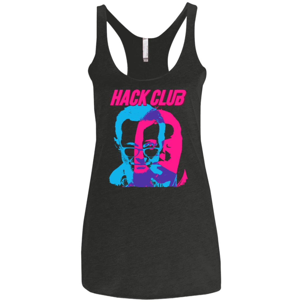 T-Shirts Vintage Black / X-Small Hack Club Women's Triblend Racerback Tank