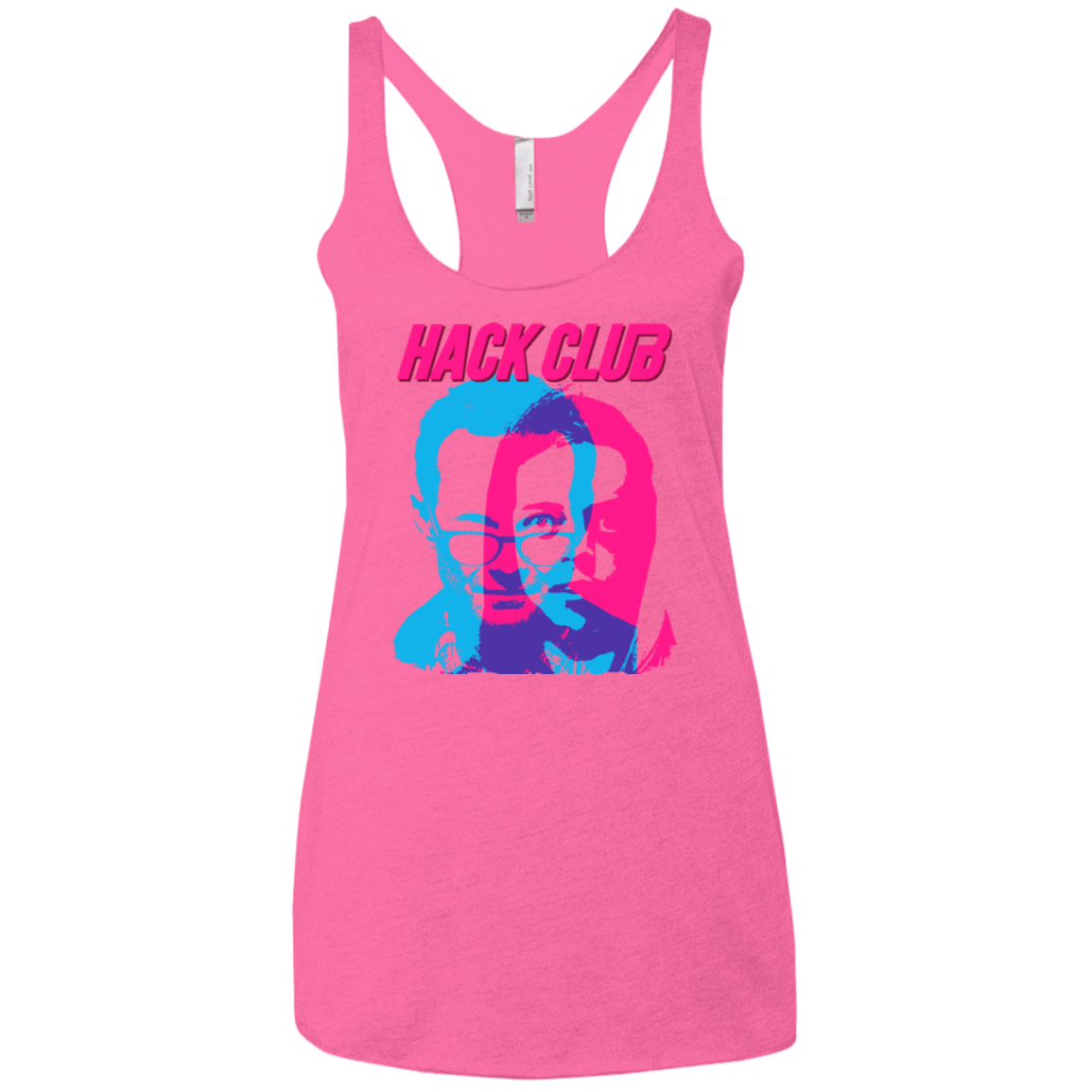 T-Shirts Vintage Pink / X-Small Hack Club Women's Triblend Racerback Tank