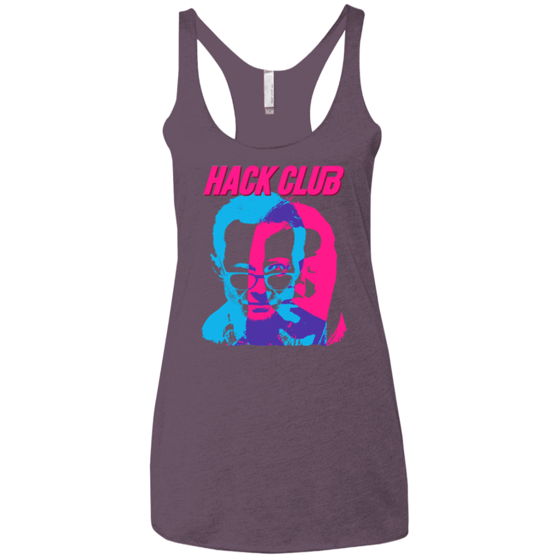 T-Shirts Vintage Purple / X-Small Hack Club Women's Triblend Racerback Tank