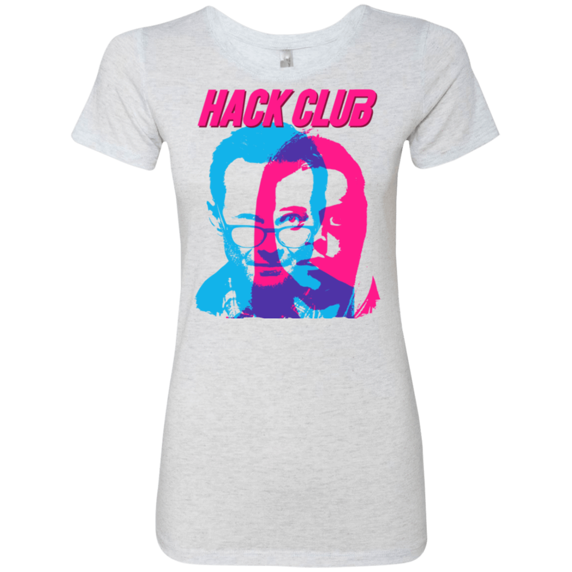 T-Shirts Heather White / Small Hack Club Women's Triblend T-Shirt