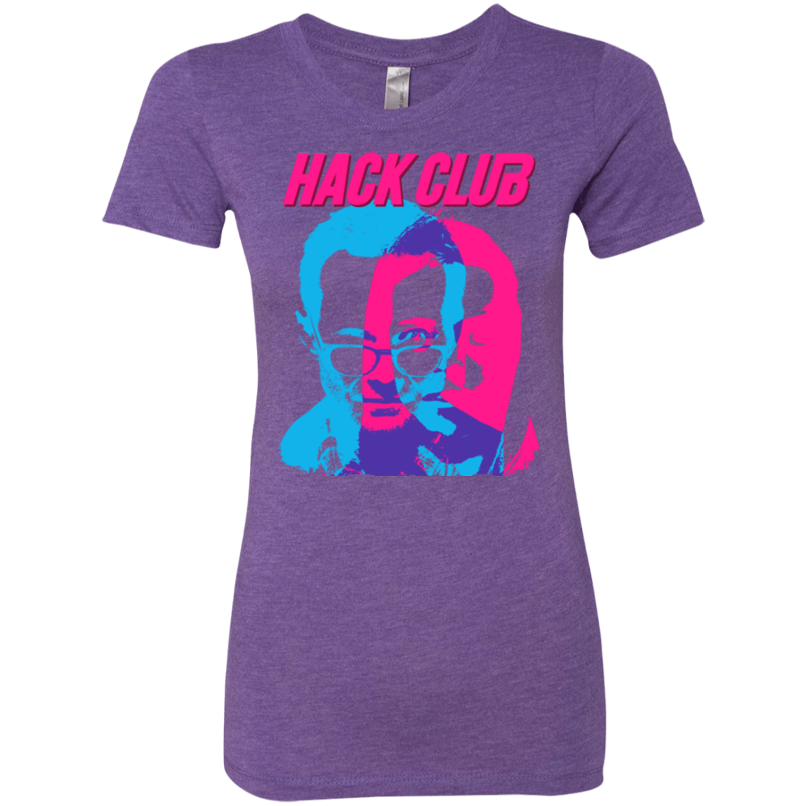 T-Shirts Purple Rush / Small Hack Club Women's Triblend T-Shirt