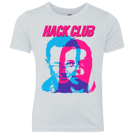 T-Shirts Heather White / YXS Hack Club Youth Triblend T-Shirt