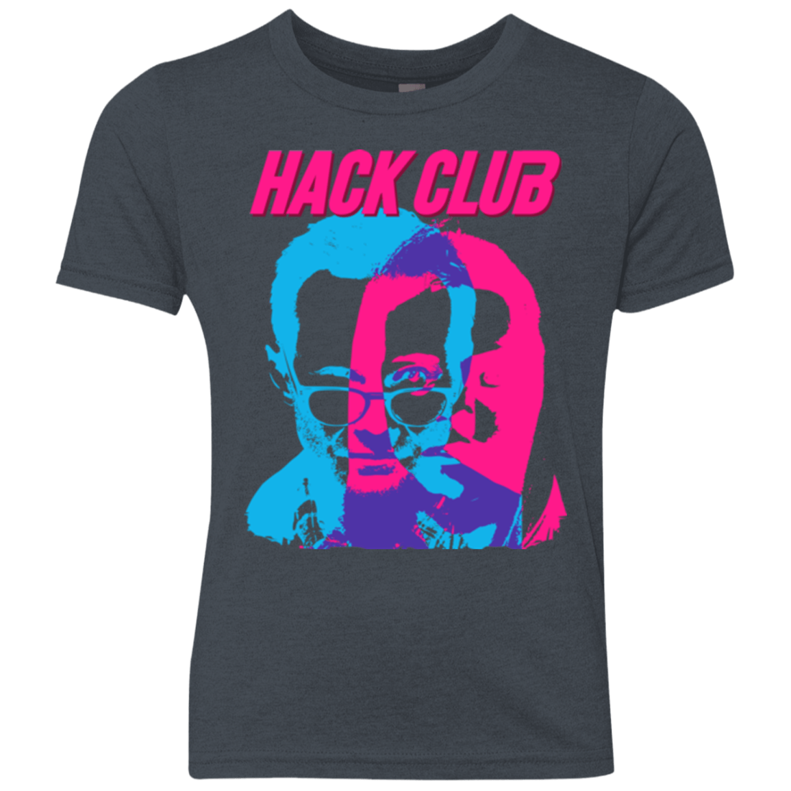 T-Shirts Vintage Navy / YXS Hack Club Youth Triblend T-Shirt