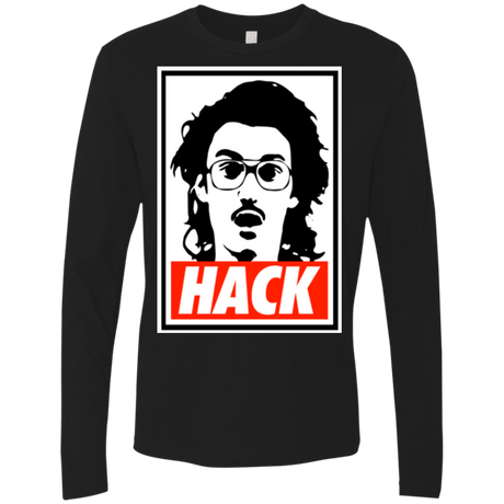 T-Shirts Black / Small Hack Men's Premium Long Sleeve