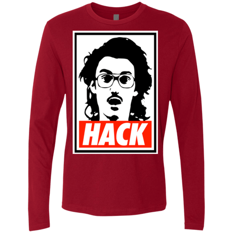 T-Shirts Cardinal / Small Hack Men's Premium Long Sleeve