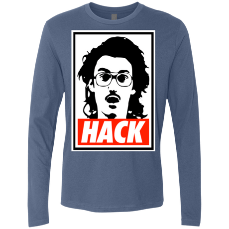 T-Shirts Indigo / Small Hack Men's Premium Long Sleeve