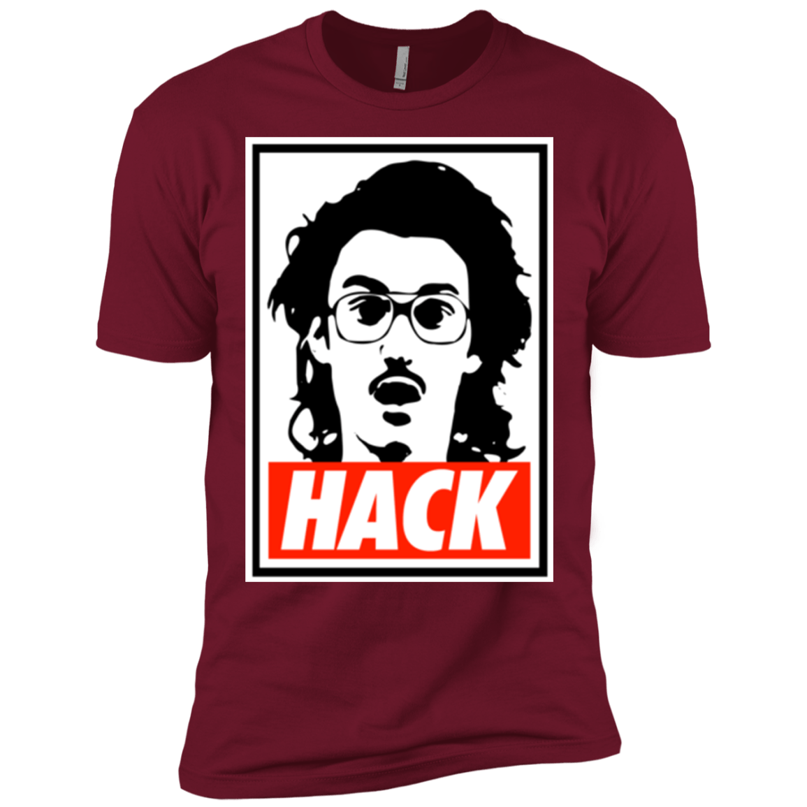 T-Shirts Cardinal / X-Small Hack Men's Premium T-Shirt