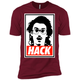 T-Shirts Cardinal / X-Small Hack Men's Premium T-Shirt