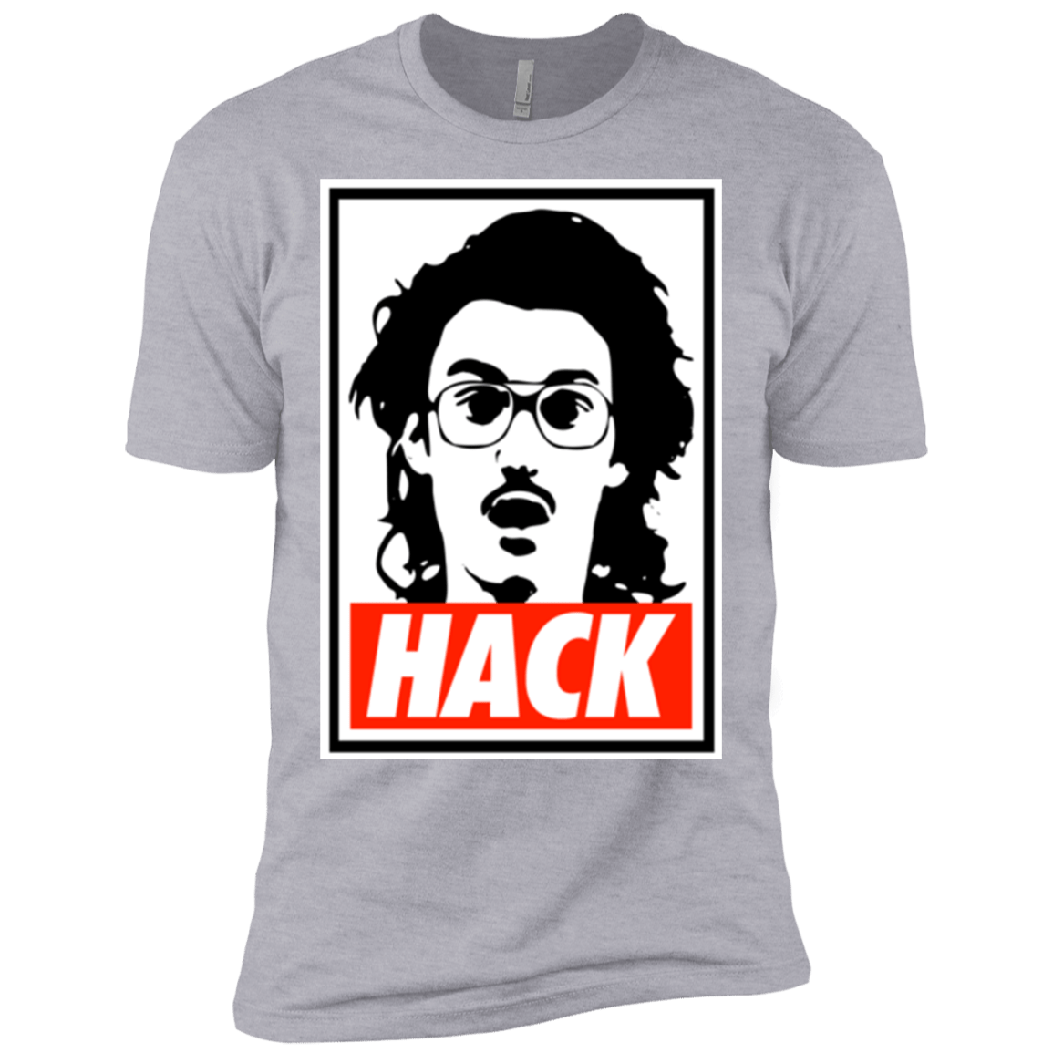 T-Shirts Heather Grey / X-Small Hack Men's Premium T-Shirt