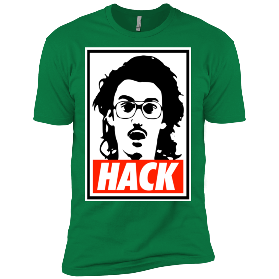 T-Shirts Kelly Green / X-Small Hack Men's Premium T-Shirt