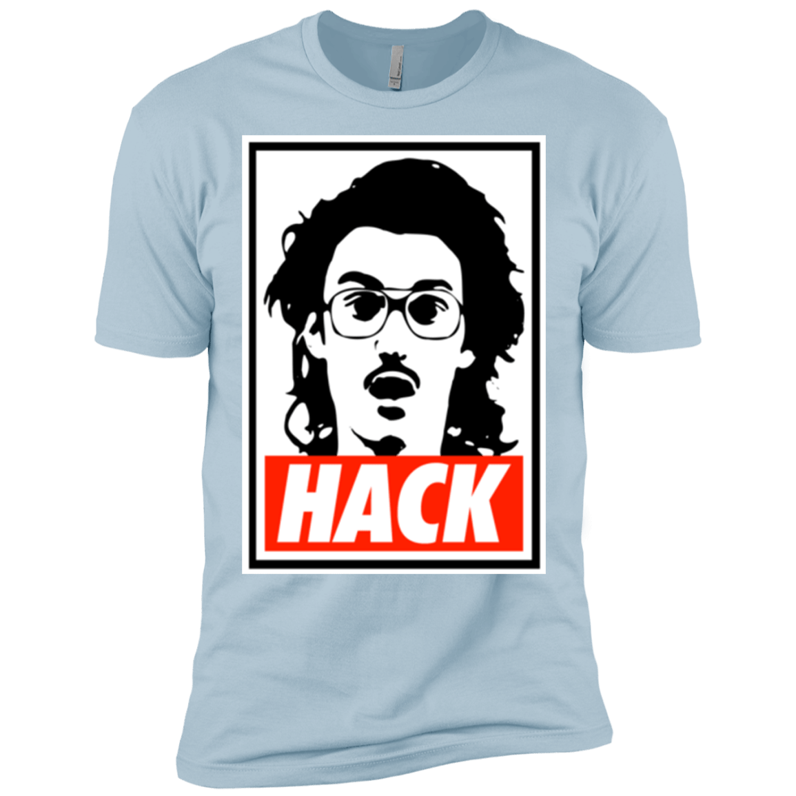 T-Shirts Light Blue / X-Small Hack Men's Premium T-Shirt