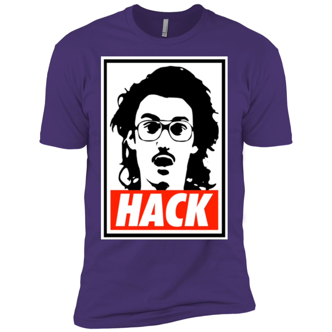 T-Shirts Purple / X-Small Hack Men's Premium T-Shirt