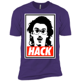 T-Shirts Purple / X-Small Hack Men's Premium T-Shirt