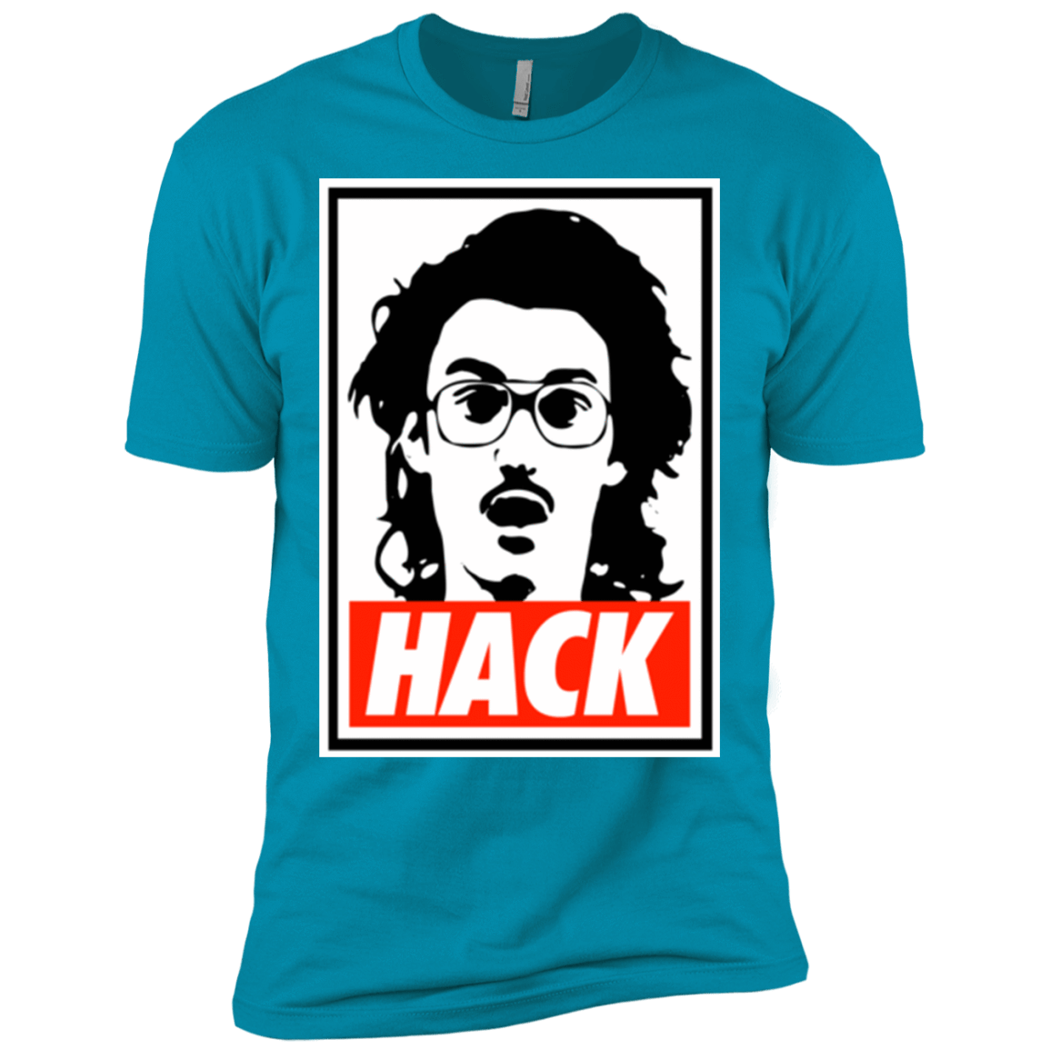 T-Shirts Turquoise / X-Small Hack Men's Premium T-Shirt