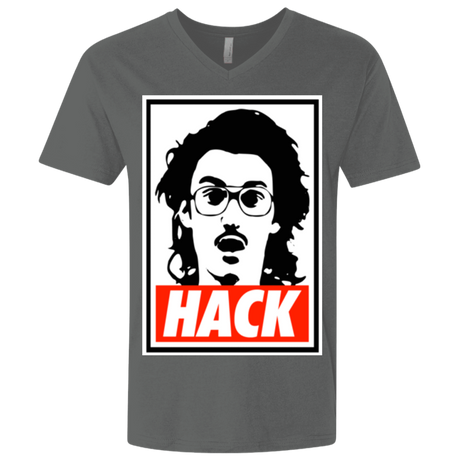 T-Shirts Heavy Metal / X-Small Hack Men's Premium V-Neck