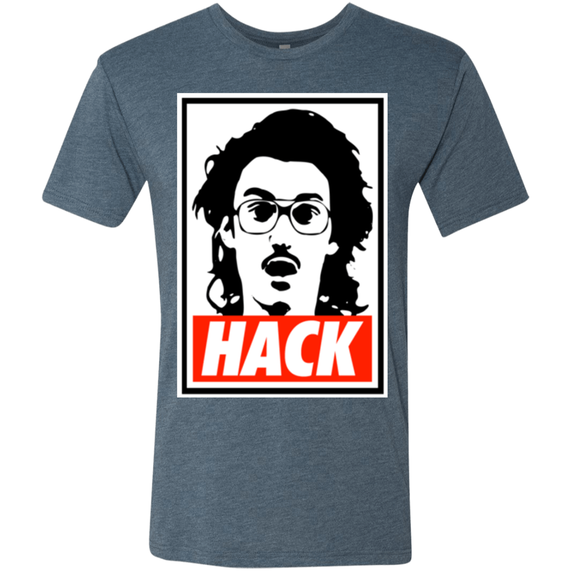 T-Shirts Indigo / Small Hack Men's Triblend T-Shirt