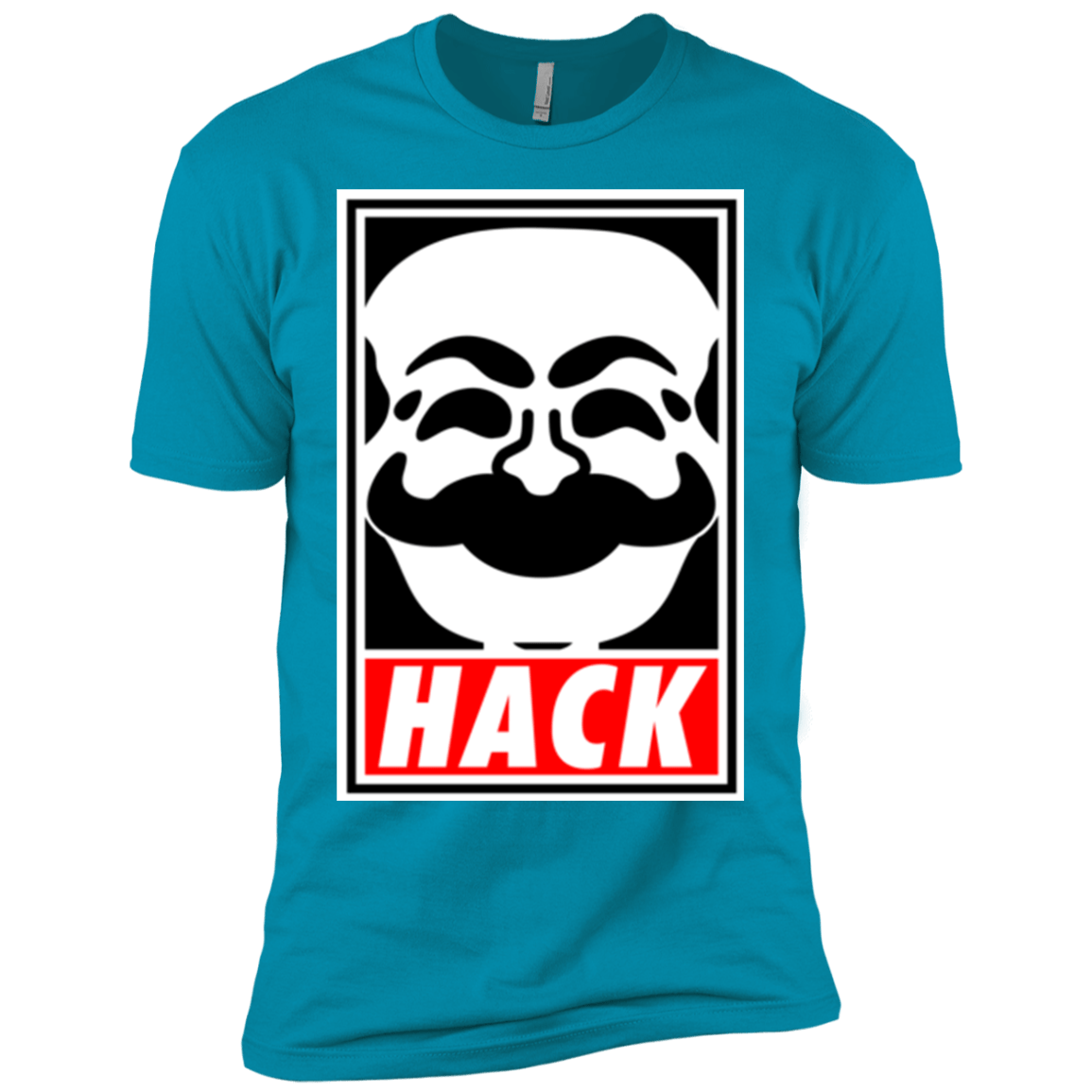 T-Shirts Turquoise / YXS Hack society Boys Premium T-Shirt