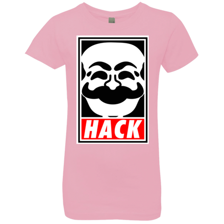 T-Shirts Light Pink / YXS Hack society Girls Premium T-Shirt