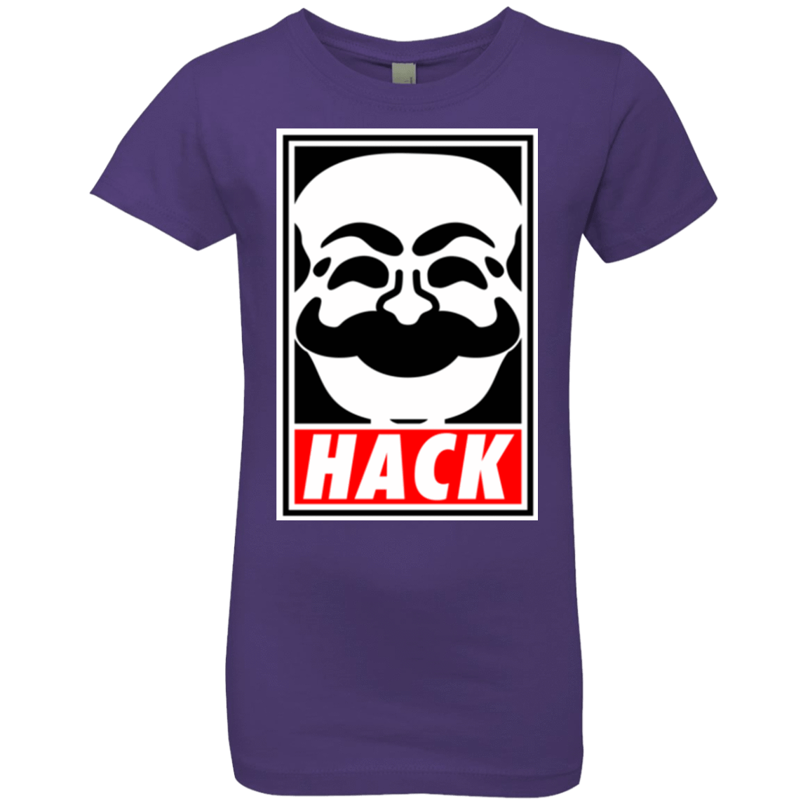 T-Shirts Purple Rush / YXS Hack society Girls Premium T-Shirt