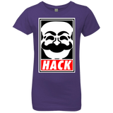 T-Shirts Purple Rush / YXS Hack society Girls Premium T-Shirt