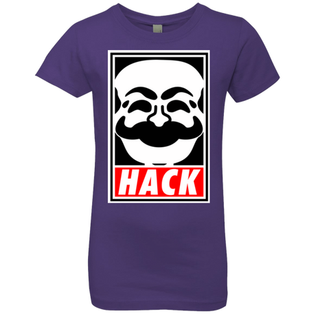 T-Shirts Purple Rush / YXS Hack society Girls Premium T-Shirt