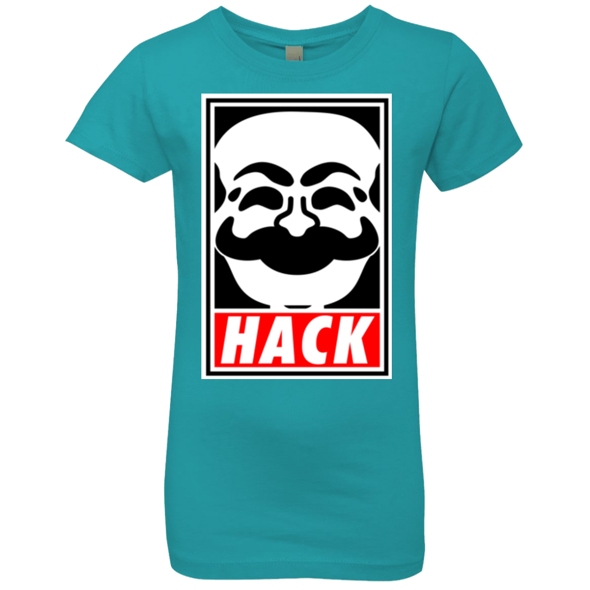 T-Shirts Tahiti Blue / YXS Hack society Girls Premium T-Shirt