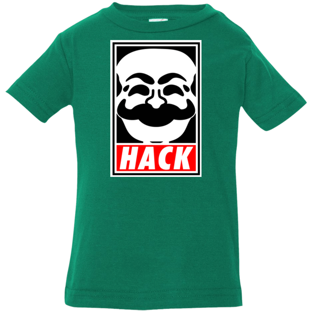 T-Shirts Kelly / 6 Months Hack society Infant PremiumT-Shirt