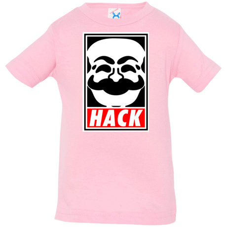 T-Shirts Pink / 6 Months Hack society Infant PremiumT-Shirt