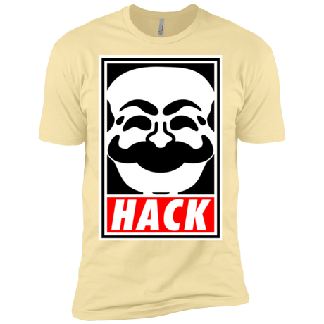 T-Shirts Banana Cream / X-Small Hack society Men's Premium T-Shirt