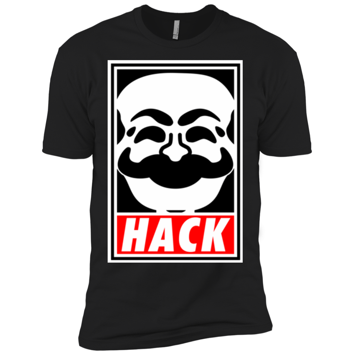 T-Shirts Black / X-Small Hack society Men's Premium T-Shirt