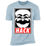 T-Shirts Light Blue / X-Small Hack society Men's Premium T-Shirt