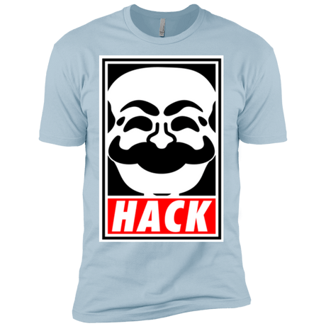 T-Shirts Light Blue / X-Small Hack society Men's Premium T-Shirt