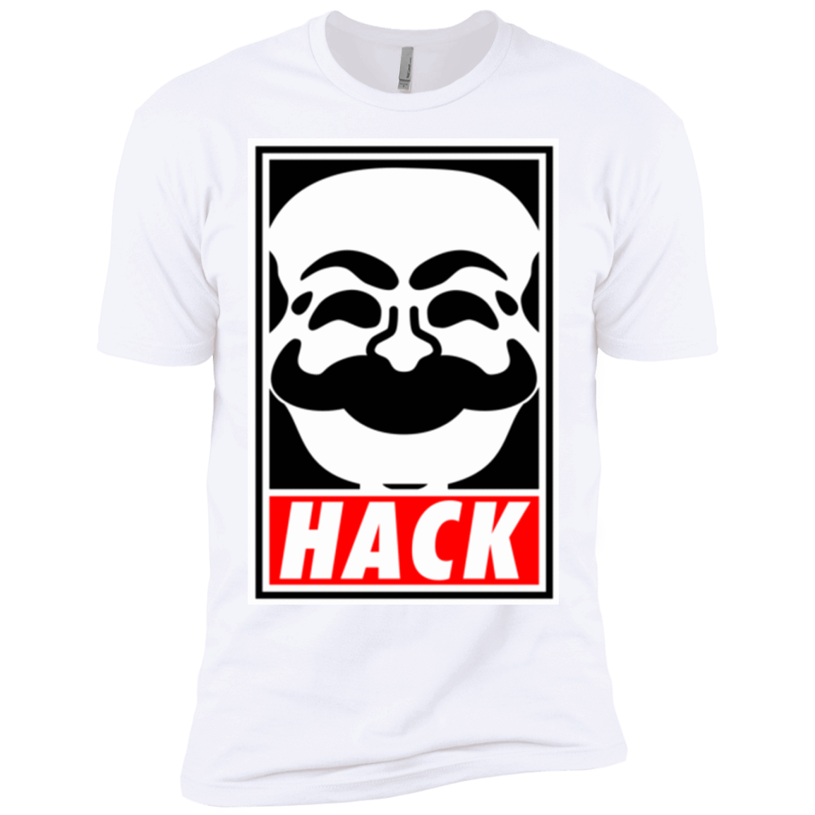 T-Shirts White / X-Small Hack society Men's Premium T-Shirt
