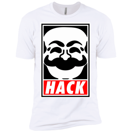T-Shirts White / X-Small Hack society Men's Premium T-Shirt