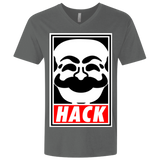 T-Shirts Heavy Metal / X-Small Hack society Men's Premium V-Neck