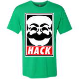 T-Shirts Envy / Small Hack society Men's Triblend T-Shirt
