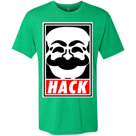 T-Shirts Envy / Small Hack society Men's Triblend T-Shirt