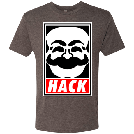 T-Shirts Macchiato / Small Hack society Men's Triblend T-Shirt