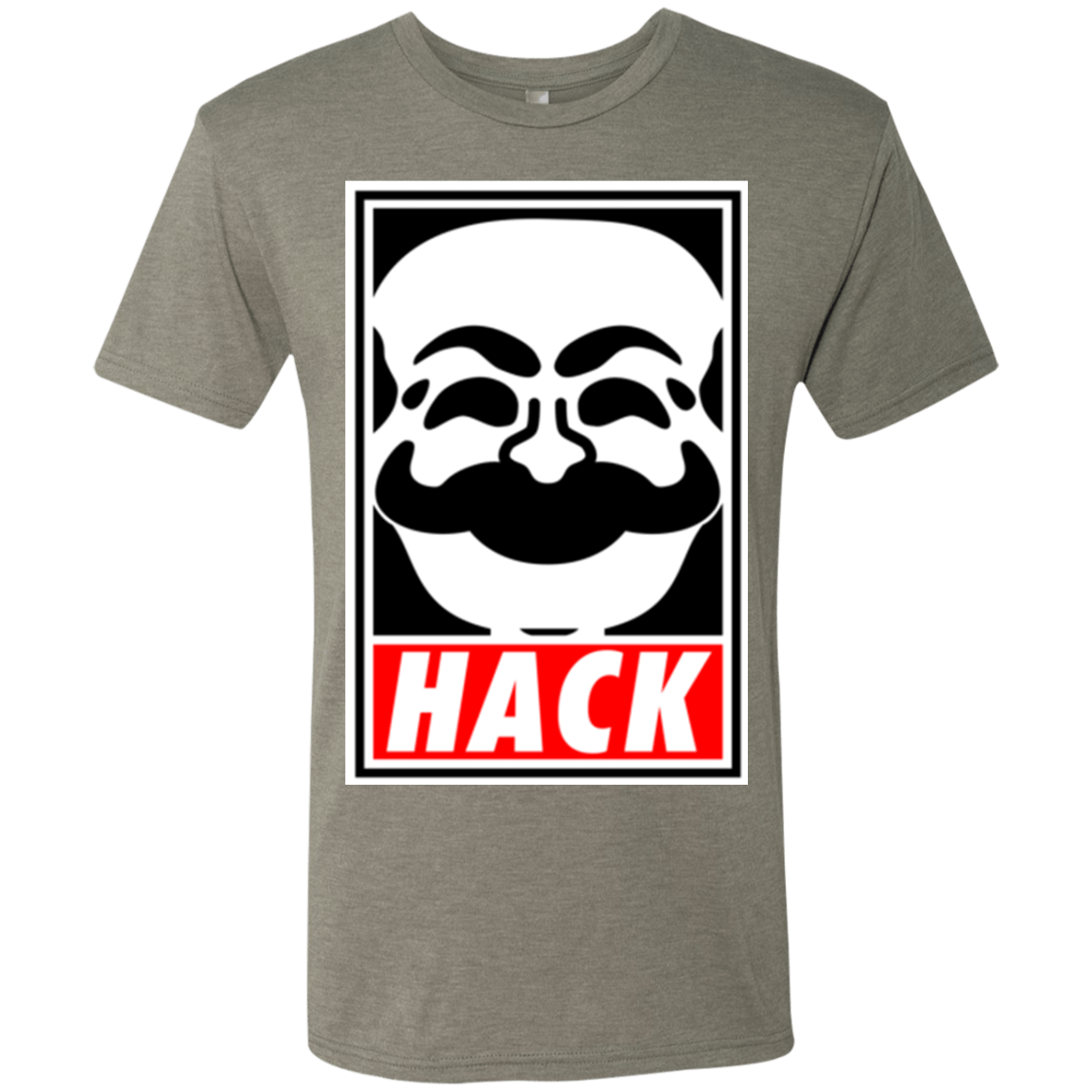 T-Shirts Venetian Grey / Small Hack society Men's Triblend T-Shirt