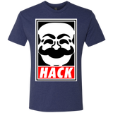 T-Shirts Vintage Navy / Small Hack society Men's Triblend T-Shirt