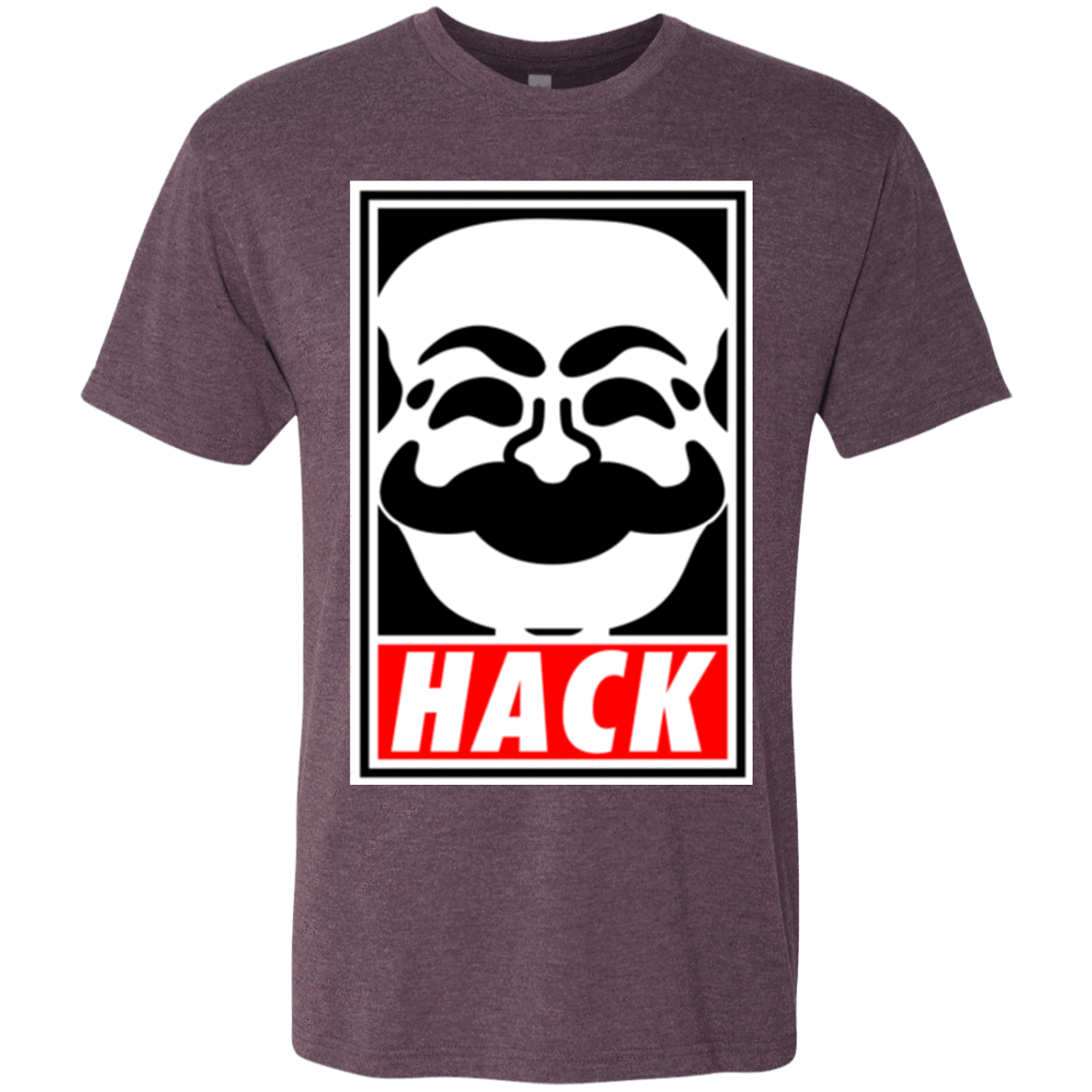 T-Shirts Vintage Purple / Small Hack society Men's Triblend T-Shirt