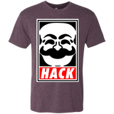 T-Shirts Vintage Purple / Small Hack society Men's Triblend T-Shirt