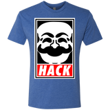 T-Shirts Vintage Royal / Small Hack society Men's Triblend T-Shirt