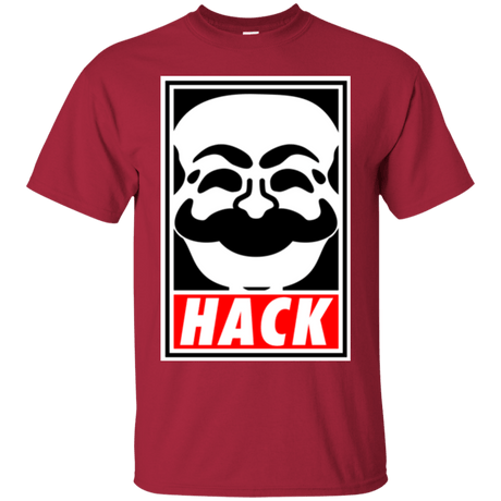T-Shirts Cardinal / Small Hack society T-Shirt