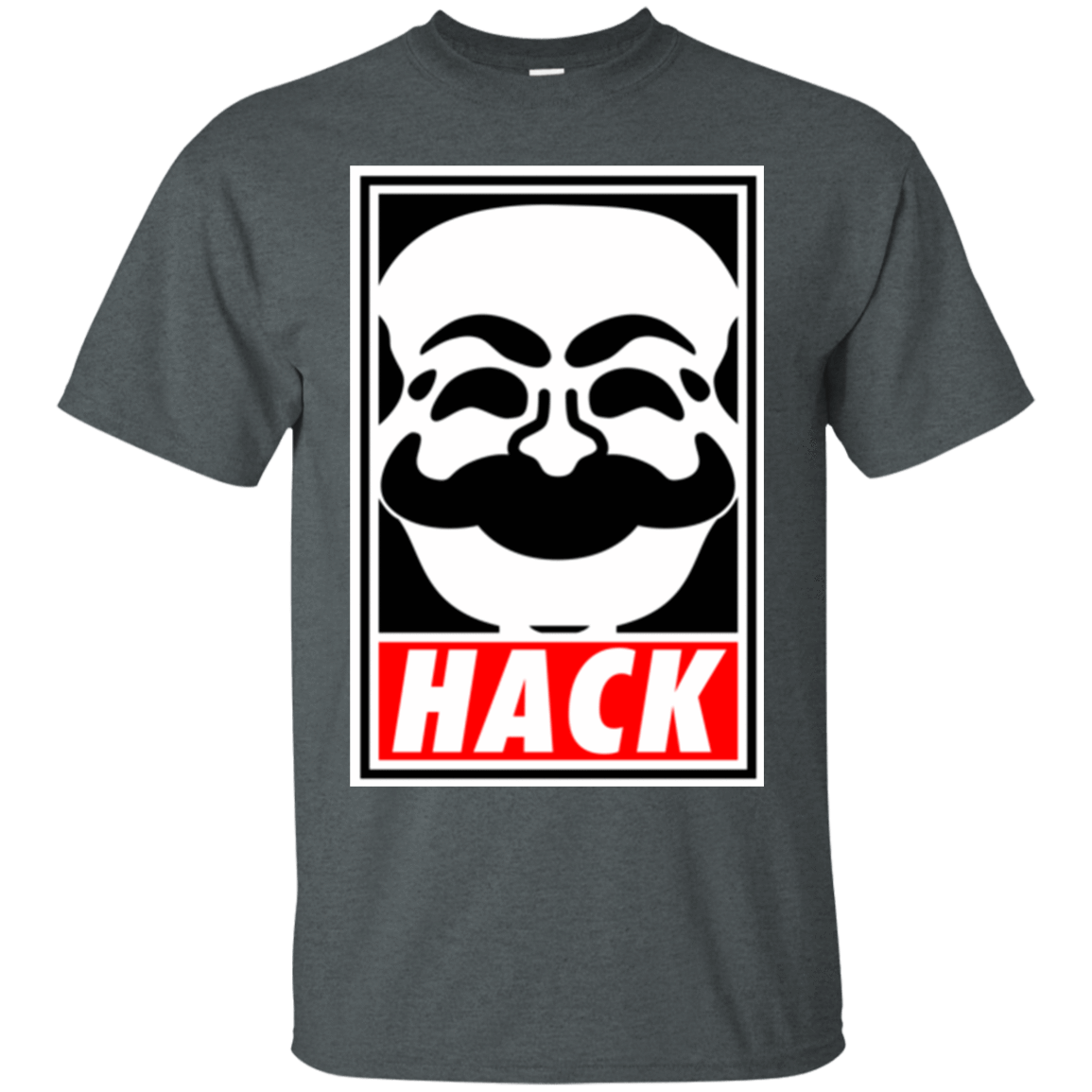 T-Shirts Dark Heather / Small Hack society T-Shirt