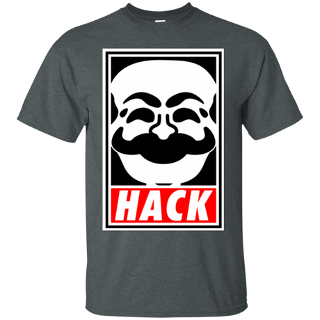 T-Shirts Dark Heather / Small Hack society T-Shirt